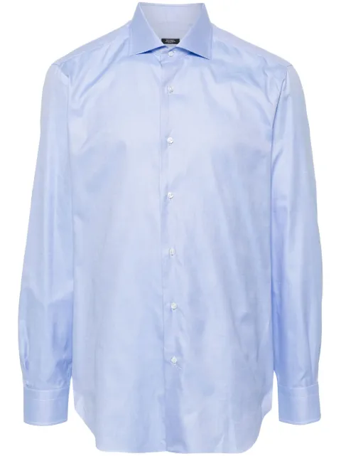 Barba cotton shirt Blue I1U13P0144070U