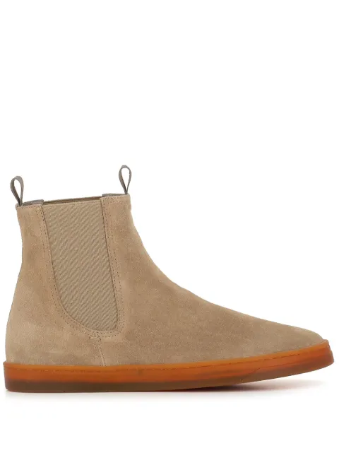 Officine Creative elasticated leather boots Neutrals OCDKARM102LIGC1F236