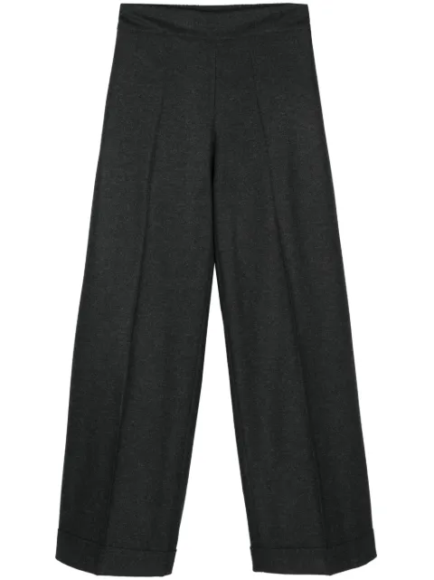 D.Exterior high-waist palazzo pants Grey 59832