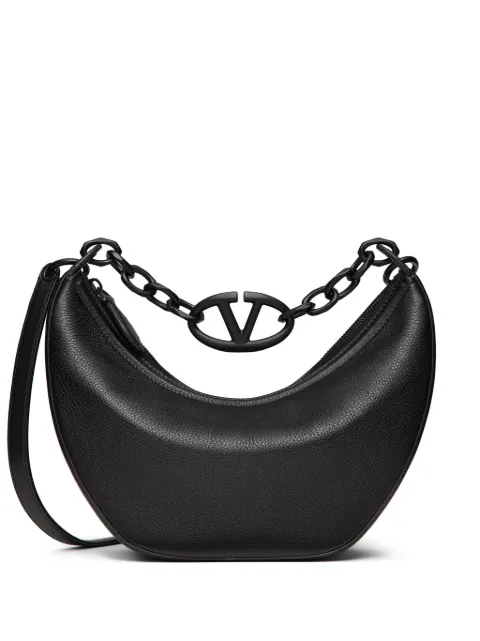 Valentino Garavani small VLogo Moon shoulder bag Black WB0Q42UZL