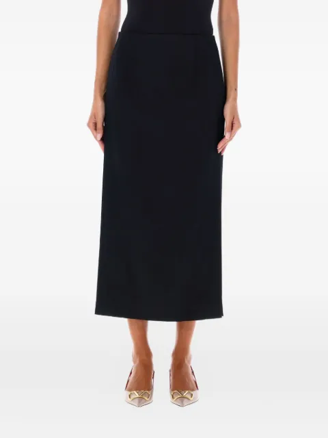 Valentino Garavani wool midi pencil skirt Black BRAC4488J