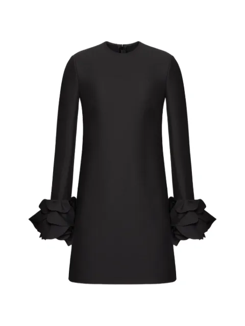 Valentino Garavani Crepe Couture embroidered mini dress Black BVAEH01CF