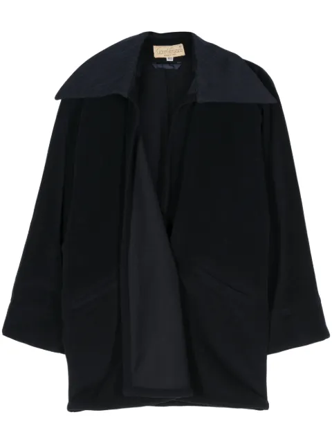 Versace Pre-Owned 1970s wool coat Blue VER900GG