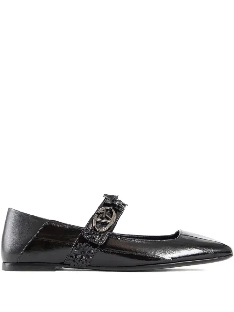 Valentino Garavani VLogo Locket ballet flats Black WS0JV2SJA