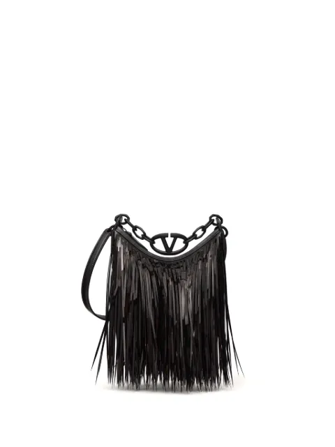 Valentino Garavani mini VLogo Moon shoulder bag Black WB0Q43VHU