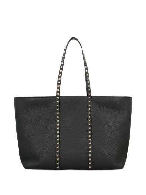Valentino Garavani Rockstud-detail tote bag Black WB0R04VSF
