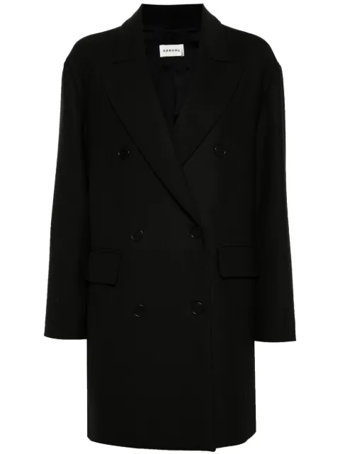 P.A.R.O.S.H. Paffuto coat Black D430372PAFFUTO