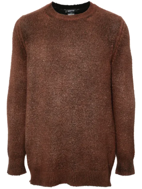 Avant Toi chunky-knit jumper Brown 224WU3515BOTVH