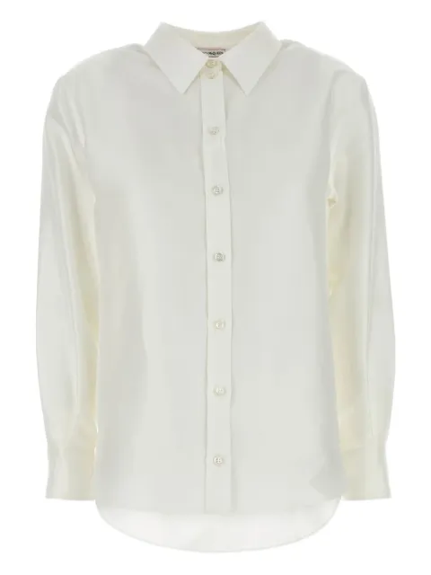 Alexander McQueen silk shirt Neutrals 798274QBACQ
