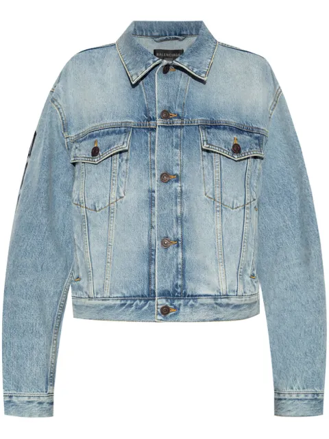 Balenciaga washed denim jacket Blue 793893TDW14