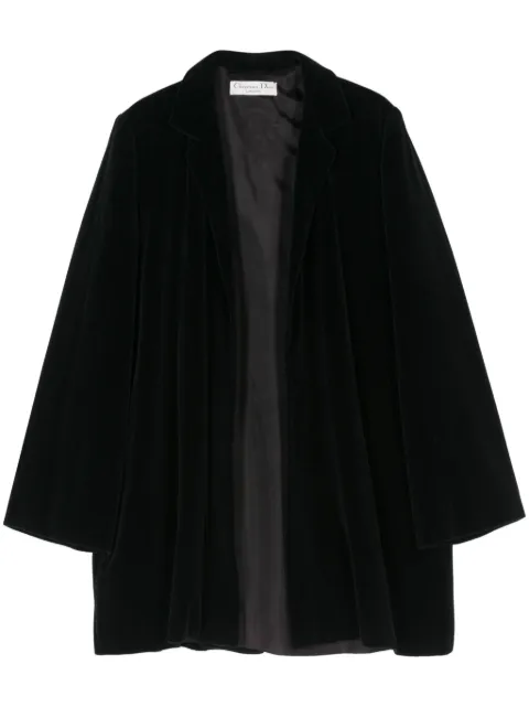 Christian Dior Pre-Owned 1990s cotton blazer Black DIO600GA