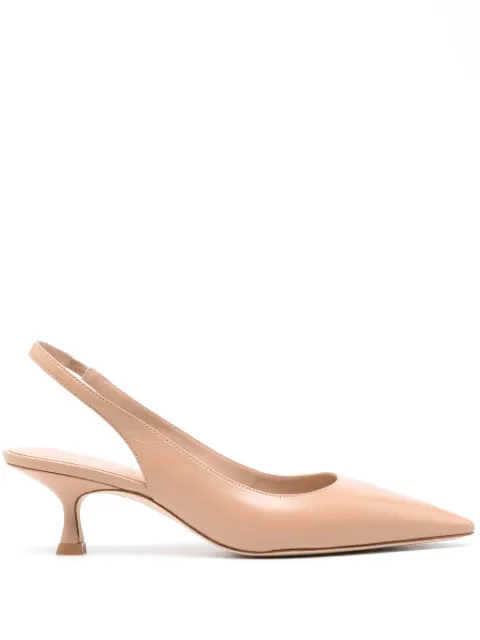Stuart Weitzman 50mm Naomi pumps Pink SI415NAOMI50SLINGBACKHIE