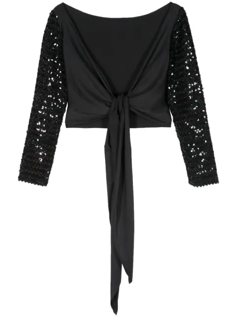 Jean Paul Gaultier Pre-Owned 2000s sequin-embellished top Black GAU280GC