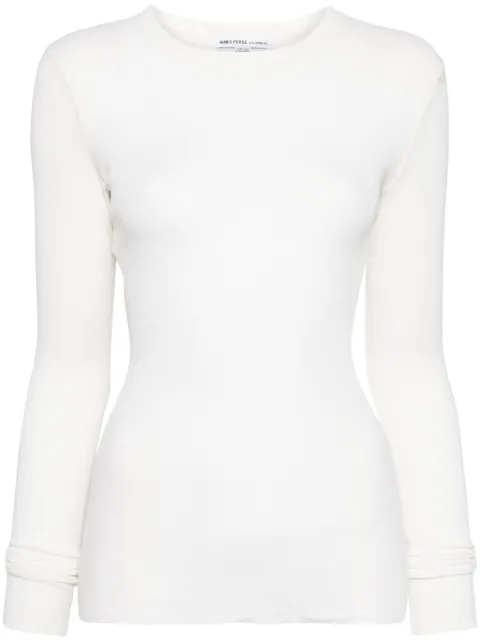 James Perse long-sleeve ribbed sweater Neutrals WVA3939