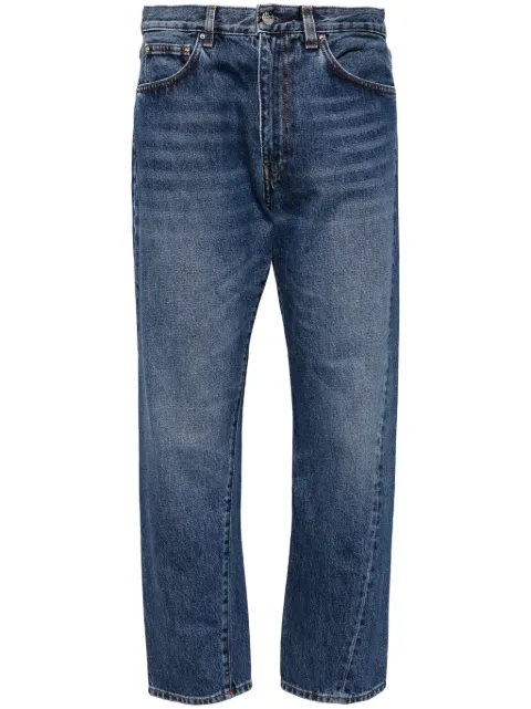 TOTEME Twisted straight-leg jeans Blue 221232741405
