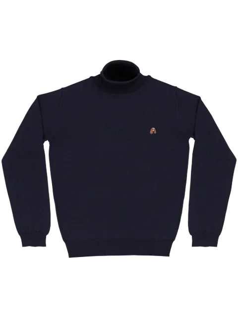 PELO FOUNDATION dog-appliqué jumper Blue 13002NAVY