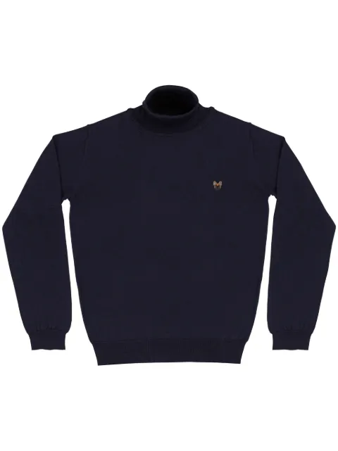 PELO FOUNDATION dog-appliqué jumper Blue 13002NAVY