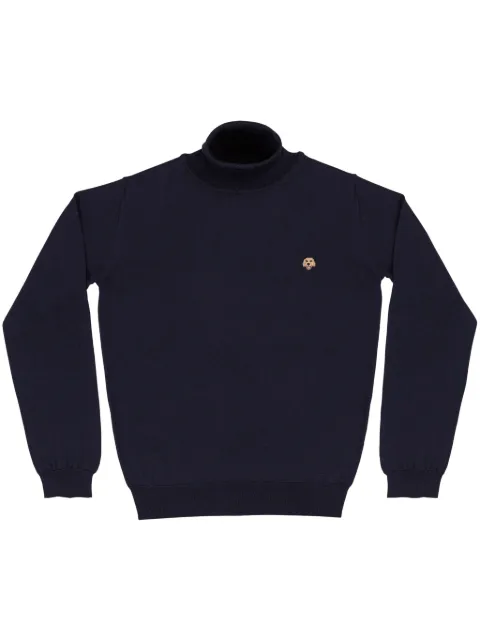 PELO FOUNDATION dog-appliqué jumper Blue 13002NAVY