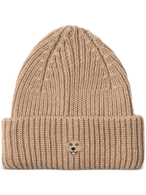 PELO FOUNDATION Labrador beanie hat Neutrals 13005CAMEL