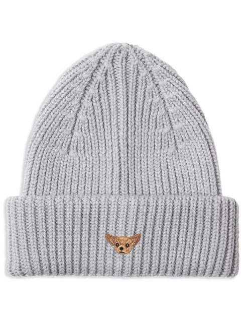 PELO FOUNDATION Chihuahua beanie hat Grey 13005LIGHTGREY