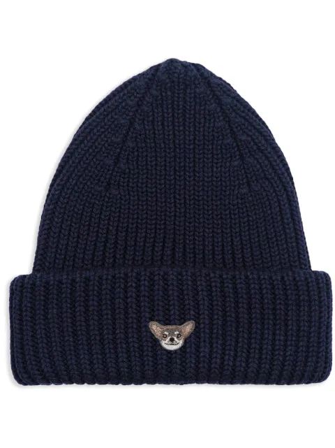 PELO FOUNDATION Chihuahua beanie hat Blue 13005NAVY