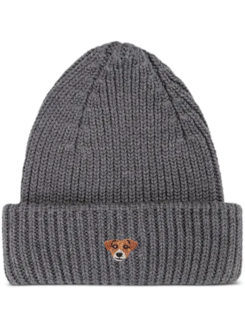 PELO FOUNDATION Jack Russel patch beanie Grey 13005GREY