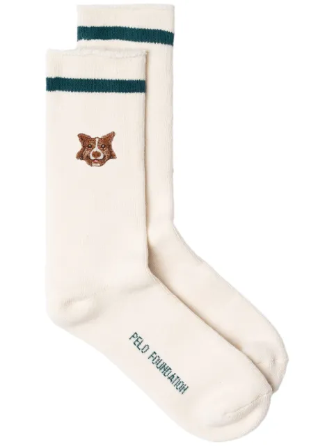 PELO FOUNDATION Mongrel socks White 13079ECRU
