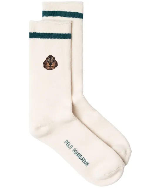 PELO FOUNDATION yorkshire-patch socks White 13079ECRU