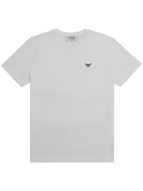PELO FOUNDATION dog-appliqué T-shirt White SLIMWHITE