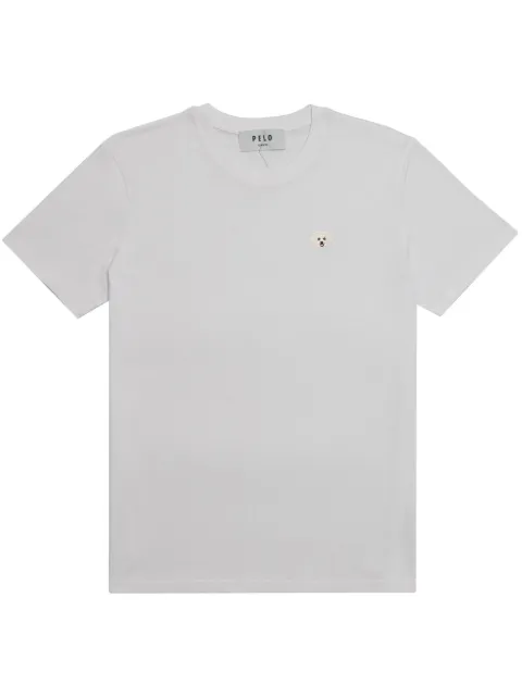 PELO FOUNDATION dog-appliqué T-shirt White SLIMWHITE