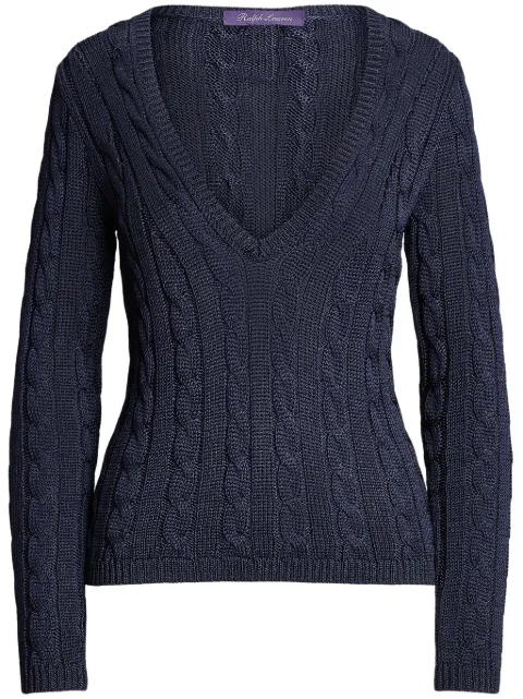 Ralph Lauren Collection silk jumper Blue 290909475005