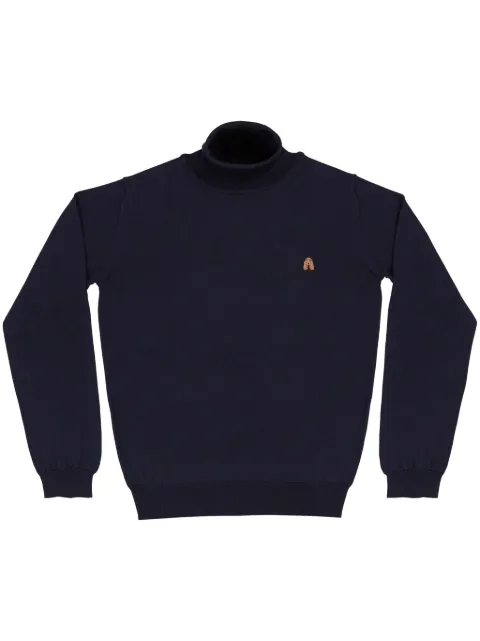 PELO FOUNDATION dog-appliqué jumper Blue 13002NAVY