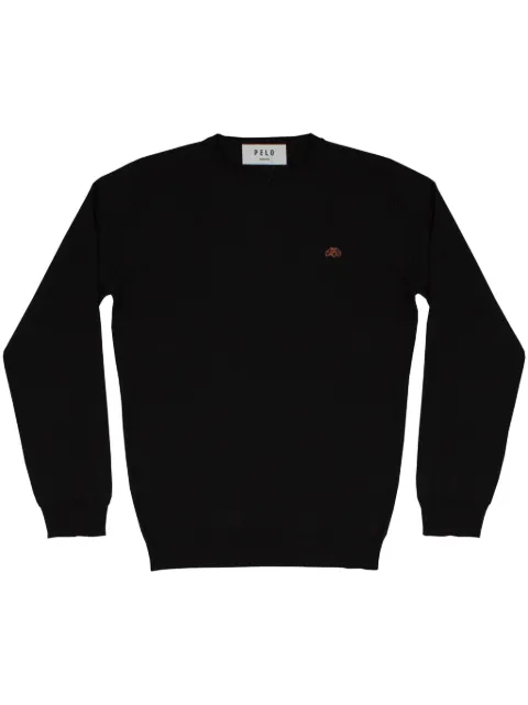 PELO FOUNDATION dog-appliqué jumper Black 13001BLACK