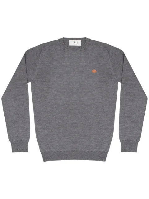 PELO FOUNDATION dog-appliqué jumper Grey 13001GREY