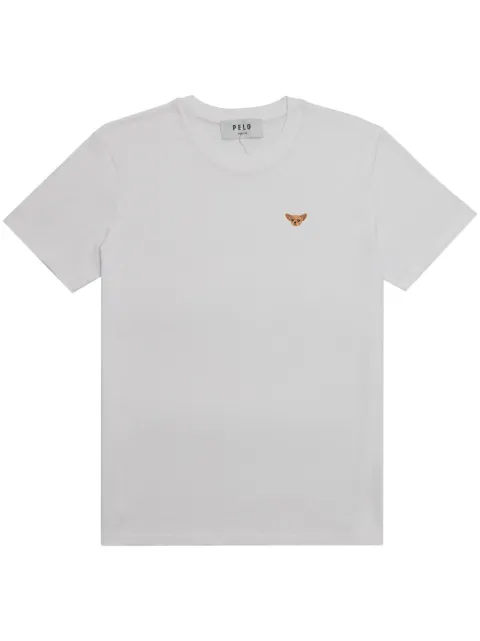 PELO FOUNDATION dog-appliqué T-shirt White SLIMWHITE