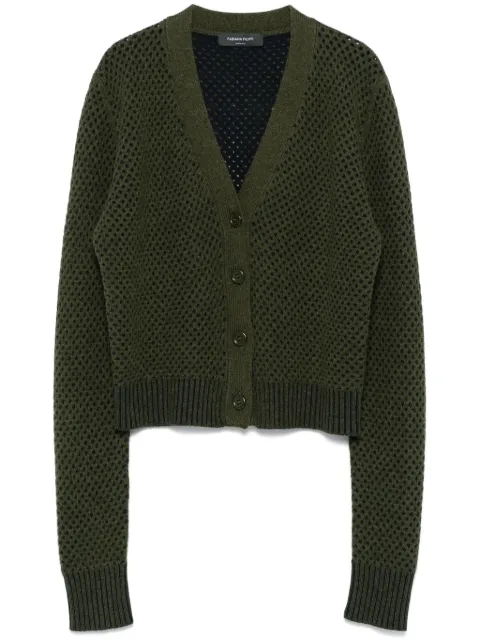 Fabiana Filippi Platinum cardigan Green MAD214F383I0320000