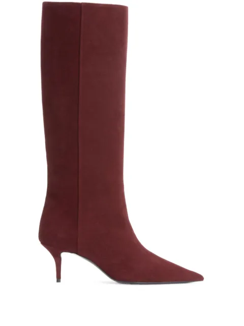 Fabiana Filippi pointed suede boots Red ASD214A894I9910000