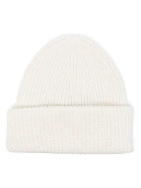 Fabiana Filippi ribbed beanie White SAD214A748N128