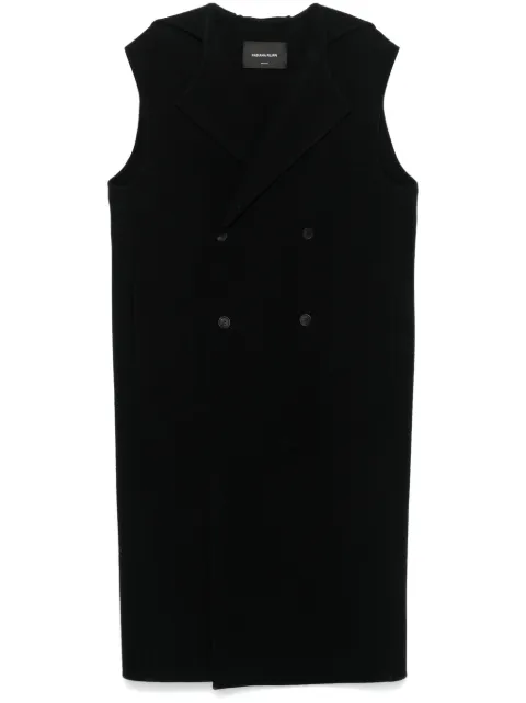 Fabiana Filippi double-breasted virgin wool gilet Black CTD214F212D7520000