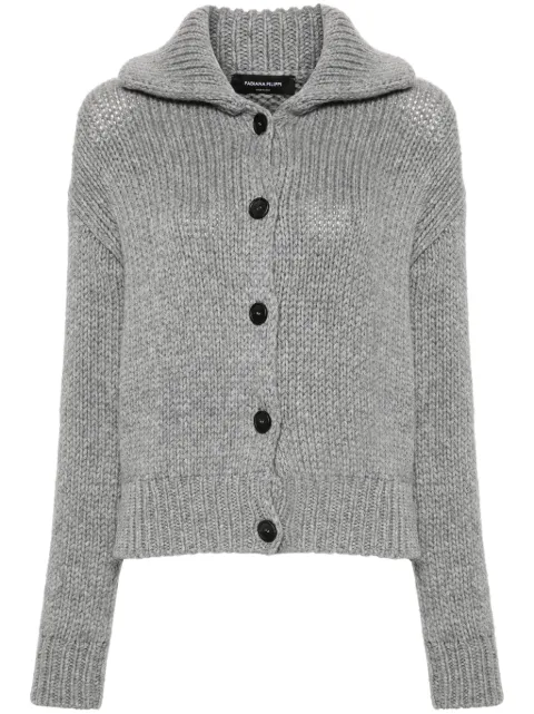 Fabiana Filippi Platinum cardigan Grey MAD224F086D7240000
