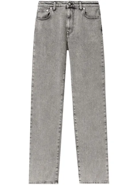 Fabiana Filippi stretch-cotton straight-leg jeans Grey PAD214F328I9250000