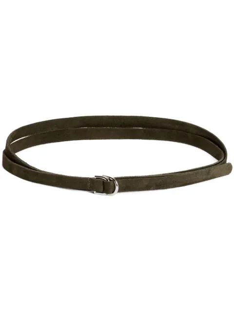 Fabiana Filippi suede belt Green AAD214A750I4090000