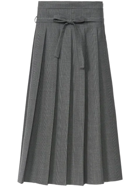 Fabiana Filippi glen plaid skirt Grey GND214F349D7280000