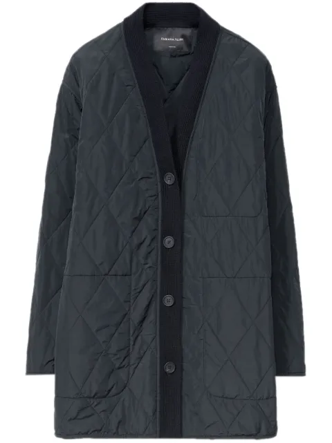 Fabiana Filippi taffeta shirt jacket Black CTD214F205I9210000