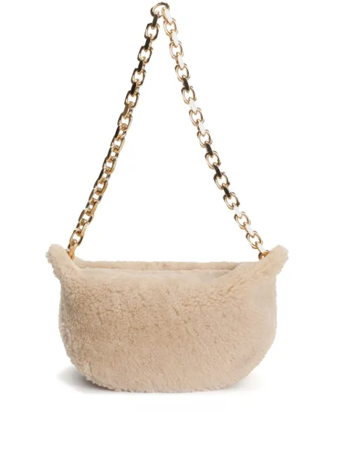 Fabiana Filippi shearling mini bag Neutrals BGD224A848L1020000