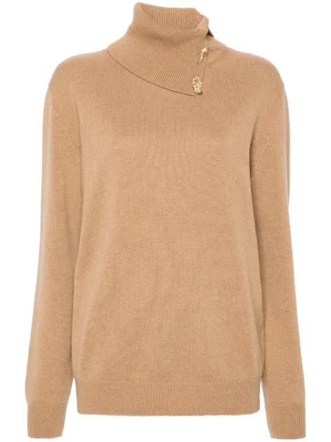 Fabiana Filippi Fabula-buttons cashmere sweater Neutrals MAD224F493L0490000