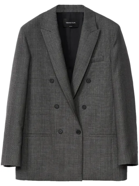 Fabiana Filippi Glen blazer Grey GCD214F184D7280000