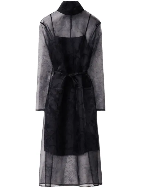 Fabiana Filippi printed silk midi dress Black ABD224F663L0420000