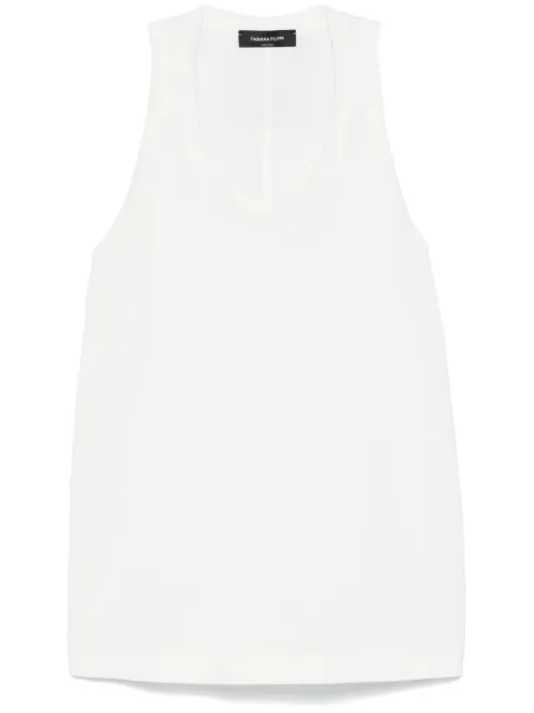Fabiana Filippi jersey vest White JED214F283I9400000