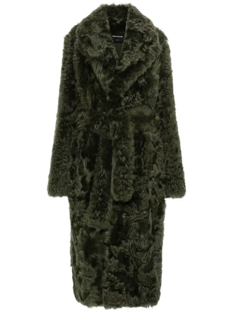 Fabiana Filippi shearling coat Green PLD214F233I0240000